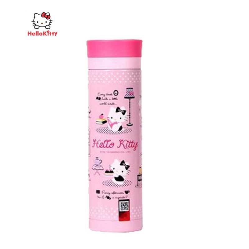 Hello Kitty 凯蒂猫 秀雅真空保温杯 不锈钢 粉红280ml