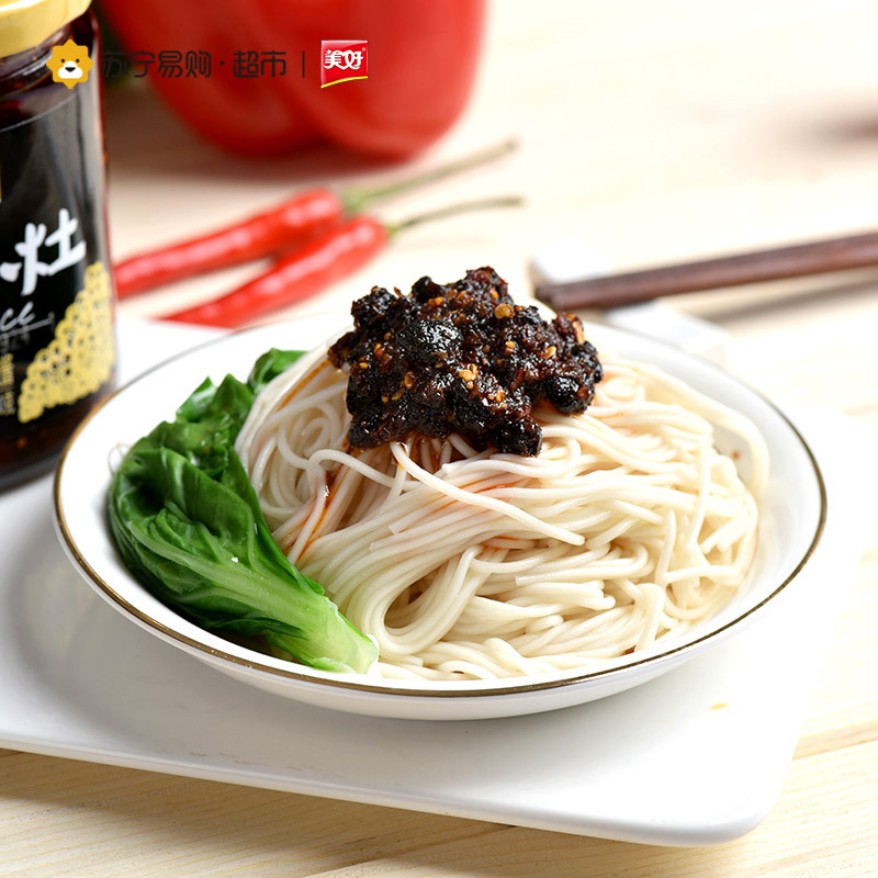 [苏宁易购超市]开个小灶风味豆豉酱200g