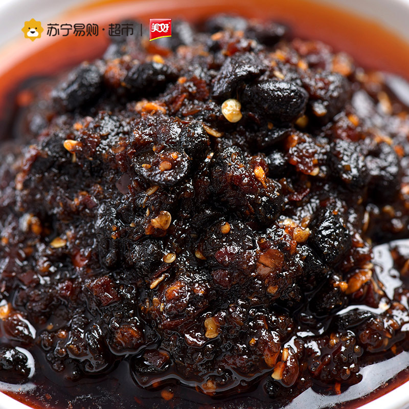 [苏宁易购超市]开个小灶风味豆豉酱200g