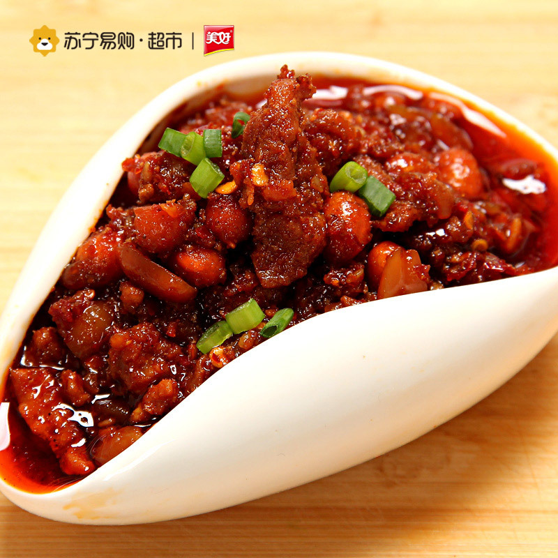 [苏宁易购超市]嘎嘎多脆豆猪肉香辣酱200g