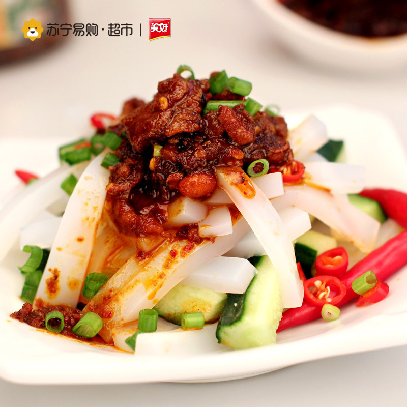 [苏宁易购超市]嘎嘎多脆豆猪肉香辣酱200g