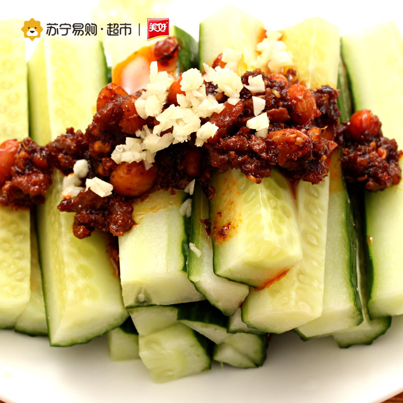 [苏宁易购超市]嘎嘎多脆豆猪肉香辣酱200g