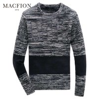 迈克.菲恩MACFION男士韩版针织修身时尚套头针织衫毛衣15056