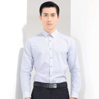 阿仕顿 秋季男士时尚休闲小格子长袖衬衫 AW15314051826