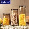 scybe喜碧博纳0.9L+1.3L+1.6L暗金色密封罐3件套