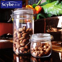 [苏宁超市]Scybe喜碧潘多拉储藏瓶0.5L+兰仕黛储藏瓶1.2L 2件套