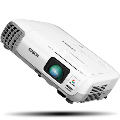 爱普生(EPSON)CB-955WH 投影仪 商务 会议 教育投影机+投影幕布