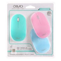 AWO小艾多彩鼠标 多彩 USB 商务办公鼠标 光电鼠标