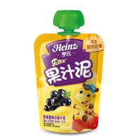 亨氏(Heinz)乐维滋果汁泥(苹果黑加仑果汁泥)120g袋装