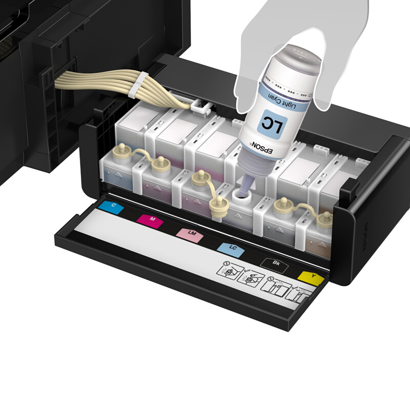 爱普生(EPSON) L850 6色墨仓式一体机（打印 复印 扫描）