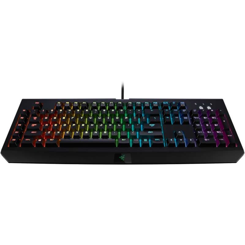 雷蛇(Razer)BlackWidow Chroma 黑寡妇蜘蛛幻彩版 机械键盘