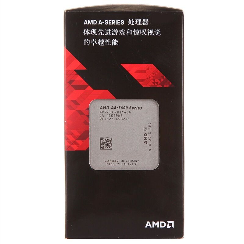 AMD A8-7650K APU系列 四核 FM2+接口 盒装CPU处理器