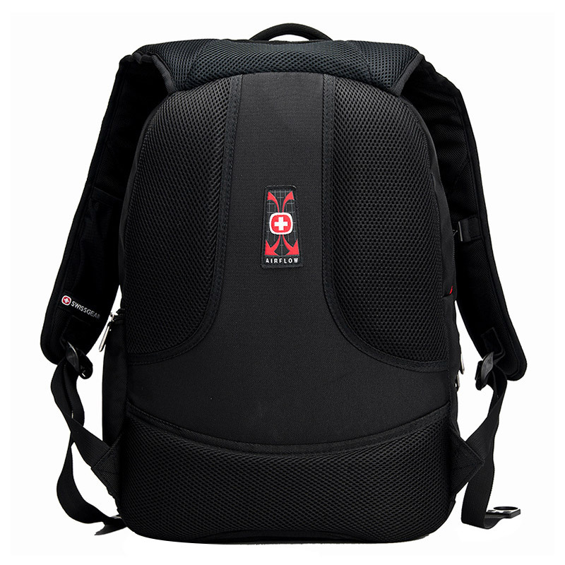 瑞士军刀（SWISSGEAR）14.6英寸 双肩电脑包背包 SA9666BL 黑色