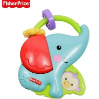 费雪Y6578躲猫猫小象摇铃宝宝婴儿益智早教音乐儿童玩具