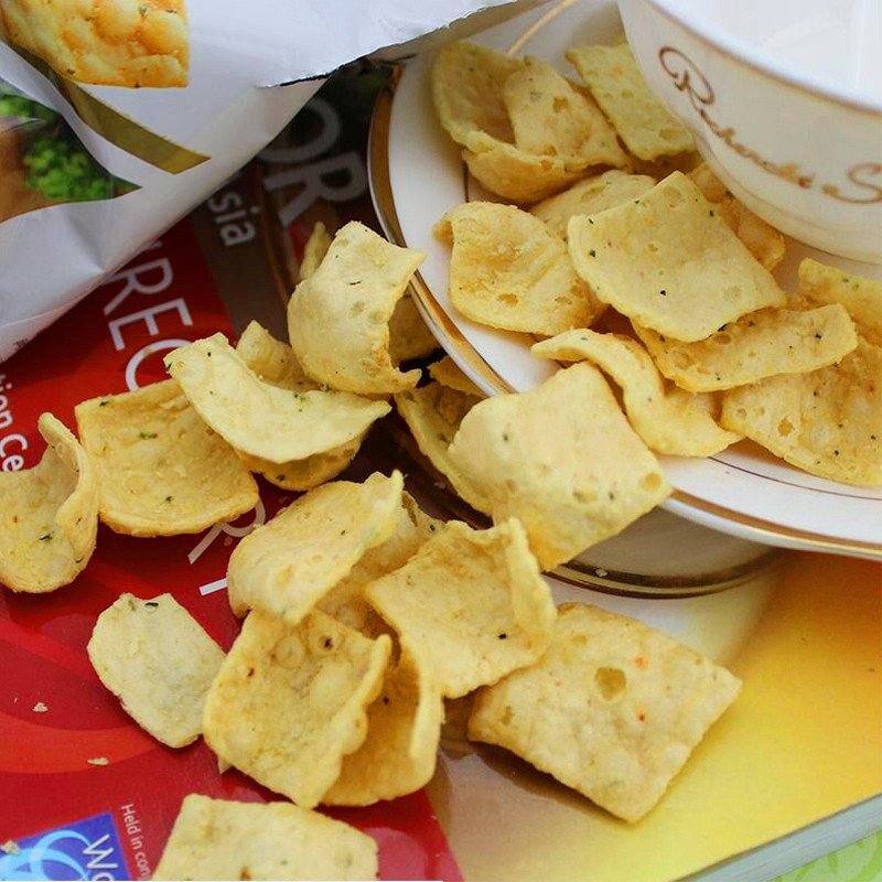 马来西亚进口 BIKA 菜味 香薯片 70g高清大图