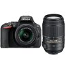 尼康单反相机D5500 (尼康18-55mm+55-300mm)双镜头套机