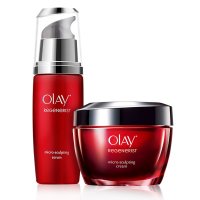 玉兰油(Olay)新生塑颜金纯面霜50g+塑颜金纯修护精华乳50ml