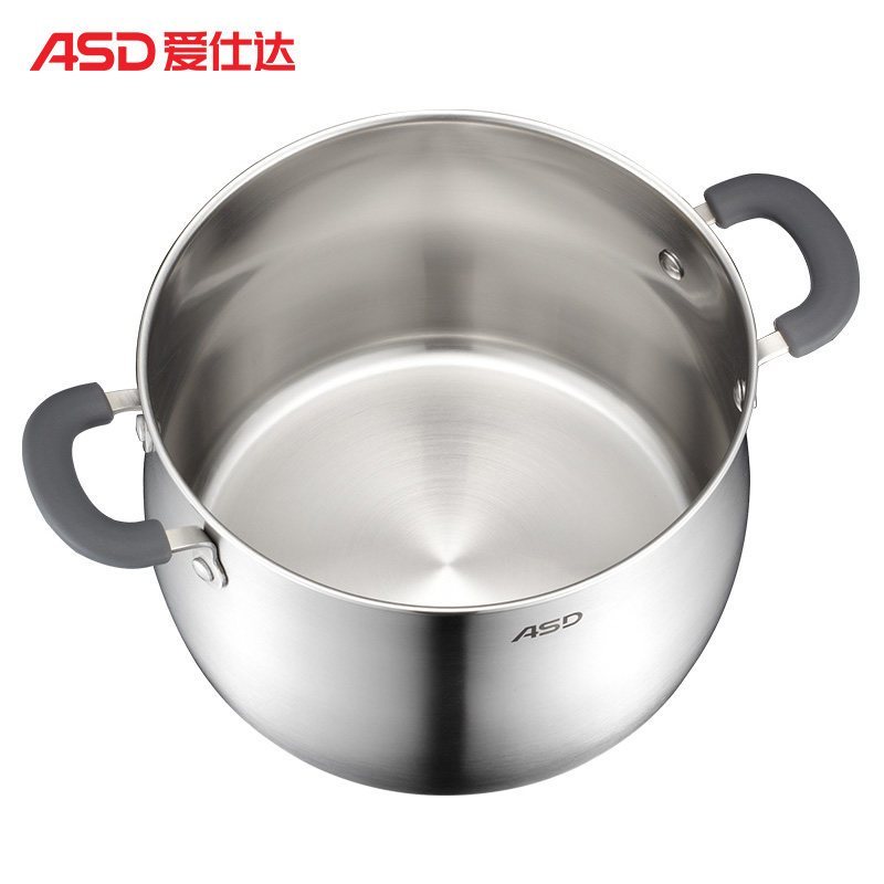 爱仕达(ASD) 24CM黛丽舍不锈钢汤锅炖锅焖烧锅深汤锅锅具 深汤锅锅具 GL1724HB