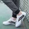 City sunday/都市星期天男士休闲鞋韩版潮流透气运动板鞋男鞋跑步咖啡色