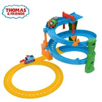托马斯BHR97小火车轨道车旋转赛道套装合金小火车头玩具车