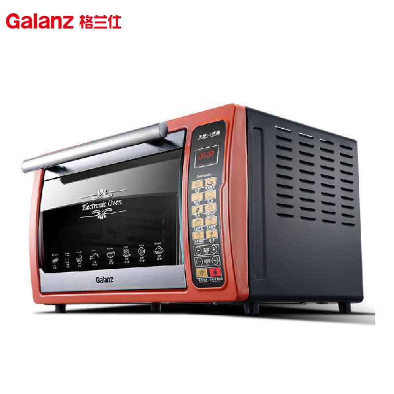 格兰仕(Galanz)K5 家用电脑版多功能烘焙30升 光波加热 单键单控 带旋转转叉 热风循环