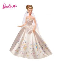 芭比迪士尼公主CGT55娃娃灰姑娘之完美婚纱装公主女孩玩具