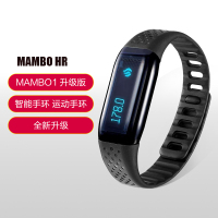 乐心(LIFESENSE) MAMBO HR 智能手环 心率监测专业运动手环 光感版 防水 微信互连 黑色