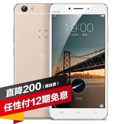 vivo X6Plus 全网通远航版 金色