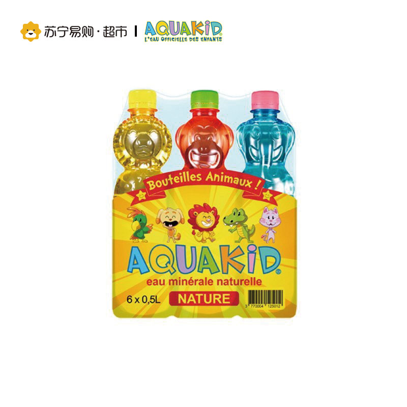 法国进口 AQUAKID饮用水 500ml*6