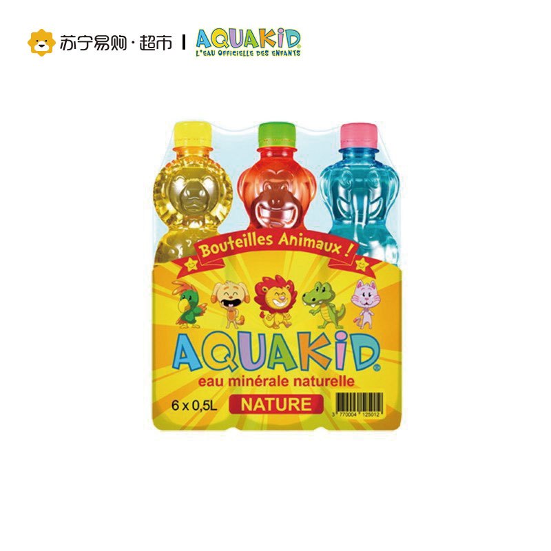 法国进口 AQUAKID饮用水 500ml*6