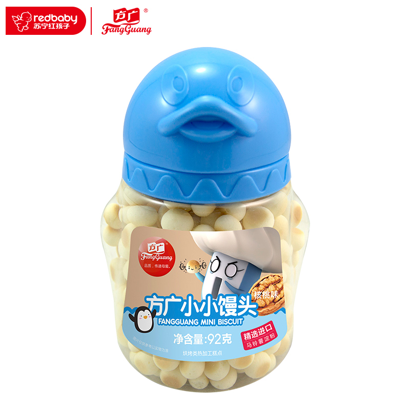 方广 宝宝零食 小小馒头核桃味92g