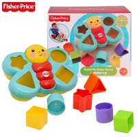 费雪CDC22小蝴蝶配对盒积木玩具儿童早教益智玩具