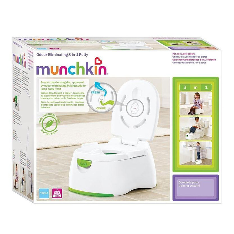 Munchkin满趣健三合一多功能儿童坐便器