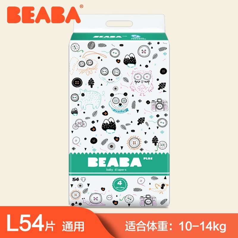 BEABA 纸尿裤L54片 10-14kg