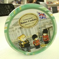 精典泰迪抹茶味曲奇饼干(圆盒)113g