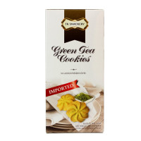 马来西亚进口 棠记食典 绿茶味皇室曲奇饼干80克