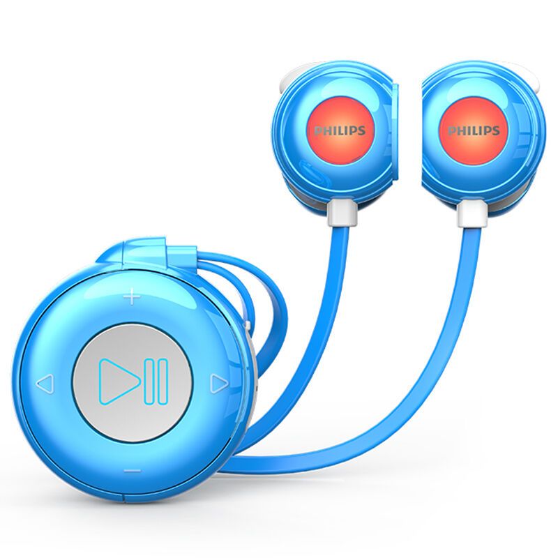 飞利浦 (Philips) SA5208 8G 蓝色 MP3播放器运动跑步型耳机式炫酷呼吸灯