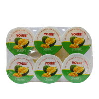 马来西亚 进口果冻YOGEE榴莲味果冻(含椰纤果)480克