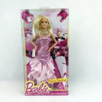 芭比BFW16/CHH06芭比娃娃眩亮晚宴套装女孩娃娃玩具套装礼盒