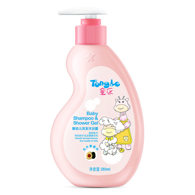 童乐乳木果精华婴幼儿洗发沐浴露 (二合一)260ml
