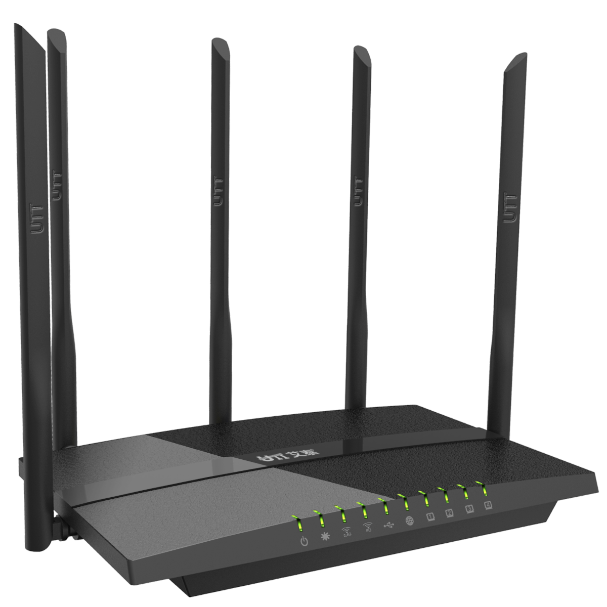 艾泰(UTT)A658W 1200M智能11AC双频无线路由器 微信智能管控高清大图