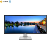 戴尔(DELL) U3415W 34英寸曲面3.5K高清 21:9 内置音箱IPS屏显示器