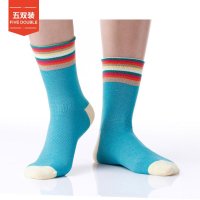 圣大保罗PS-8195女式女士时尚休闲袜子 全棉袜子 五双装