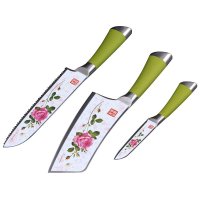 苏泊尔(SUPOR)赠品 蔷薇百年厨刀三件套