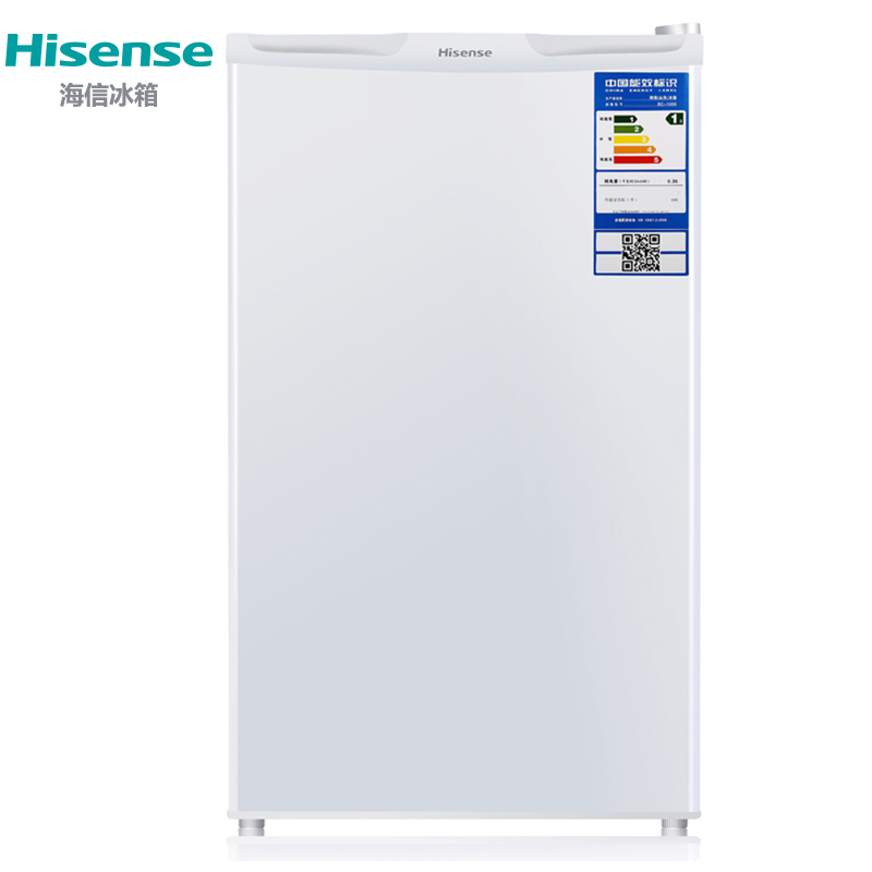 海信(Hisense)BC100S 100升 单门 13升微冻室 小巧玲珑 单身贵族必备(白色)