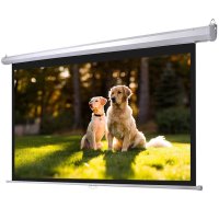 坚果-专业投影手拉自锁幕布(100吋)