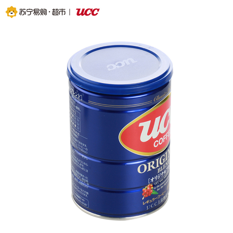 日本进口 悠诗诗(UCC)原味综合焙烧咖啡粉 400g/罐