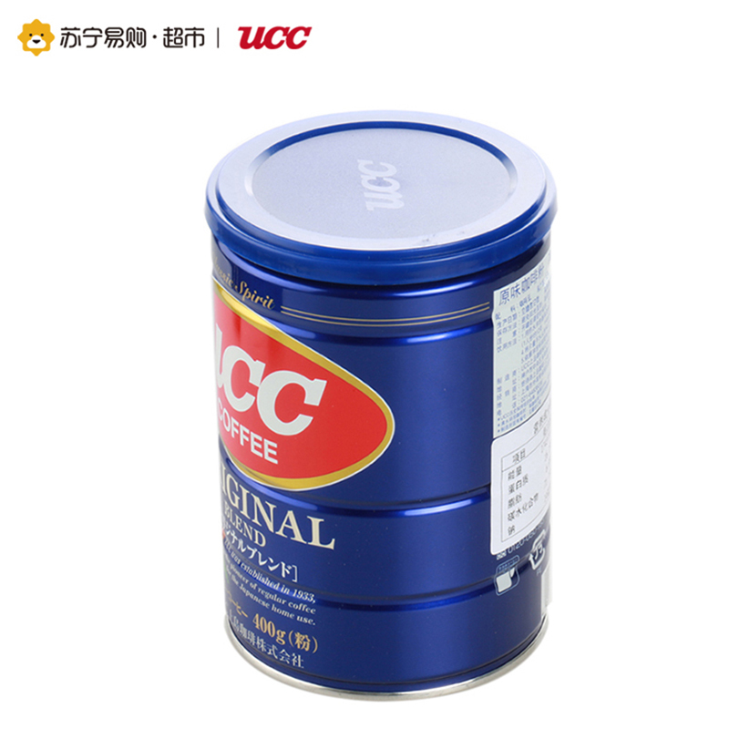 日本进口 悠诗诗(UCC)原味综合焙烧咖啡粉 400g/罐