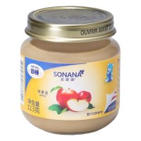 索娜娜纯苹果泥1段113g