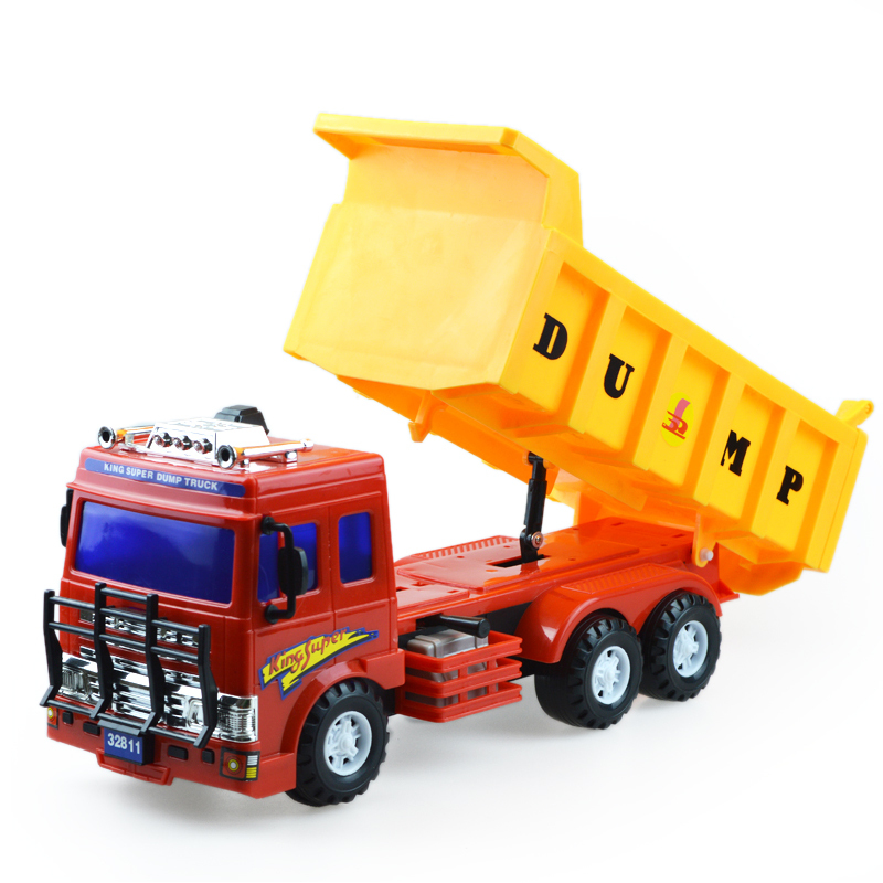 儿童玩具工程车模型惯性车运输翻斗车大卡车报价